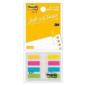Post-It Giove (Bandiera) Testata Trasparente Testata Trasparente Compatta e Sottile 680MSH-C