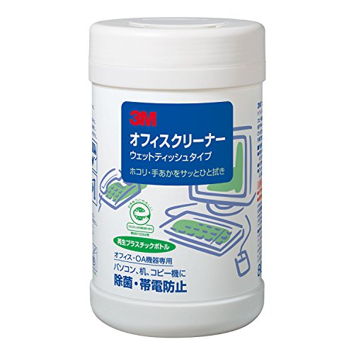 3M Office Cleaner Wet Tissue Type Flaske 80 stykker OC-80WN