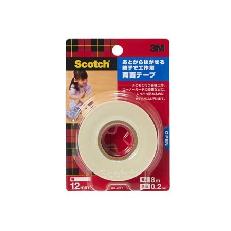 Scotch 3M doppelseitiges Klebeband zum Basteln HD-CRT 4549395889013