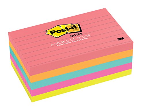 Sumitomo 3M Post-it [R] Line Note Volume Pack 635-5AN 5 colores mezclados 5 piezas