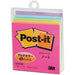 Post-its 75x75mm 30 folhas x fluorescentes 5 cores 654MC