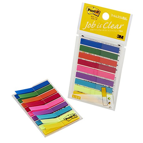 Post-it Jobe Slim Heading 44x6mm 20 Blatt x 9 Farben 688MSH