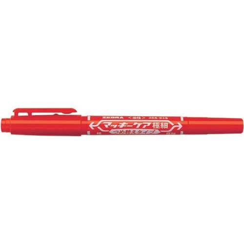 Zebra Permanent Marker Mackie Care Extra Fin Refill Type YYTS5-R Rød
