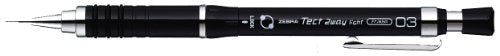 Zebra Mechanical Pencil Tect 2 Way Light 0.3 MAS42-PBK Pure Black