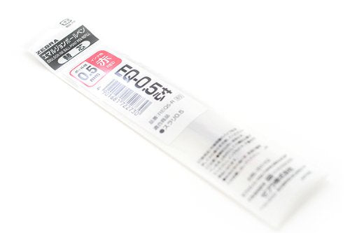 Zebra balpenvulling EQ-0,5 lood rood