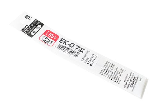 Zebra balpenvulling op oliebasis EK-0,7 lood REK7-R rood