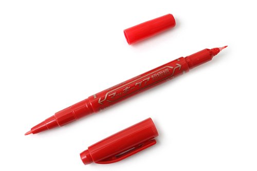 Zebra Permanent Marker Mackie Care Ultra Fin Red