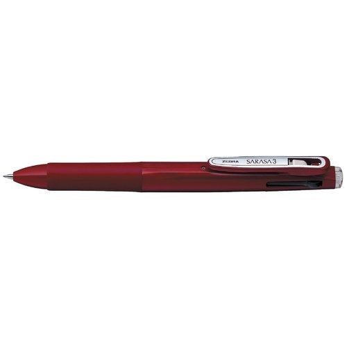 ZEBRA Sarasa 3B 3-Farben-Kugelschreiber 0,5 mm Rot J3J2-R 1 Stück