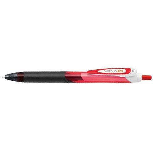 Pen Bola Mata Dakwat Gel ZEBRA Sarasa Kering (0.4mm) [Merah] JJS31-R
