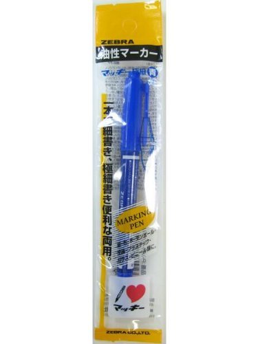 Zebra Marqueur permanent Mackie Extra Fine P-MO-120-MC-BL Bleu