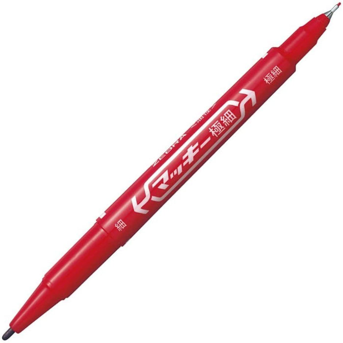 Zebra Marqueur permanent Mackie Extra Fine P-MO-120-MC-R Rouge