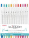 Zebra wasserbasierter Stift Clickart LT12 Farbset WYSS22-12CLT 4901681382323