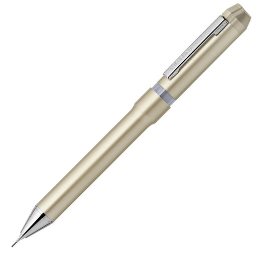 Zebra ZEBRA SBS35-CGO [Shabo Nu (nouveau) stylo à bille multifonction rotatif (noir/rouge) 0,5 mm + Sharp 0,5 mm Champagne Gold] 4901681393886