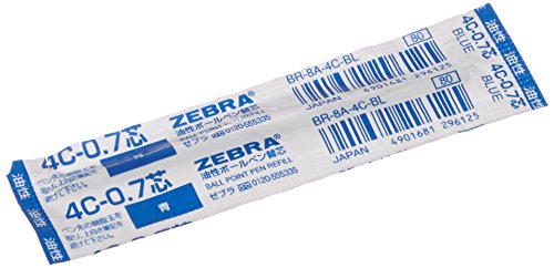 Zebra Ballpoint Pen Refill 4C-0.7 Blue