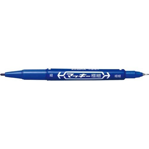 Zebra Permanent Marker Mackie Extra Fine Blue