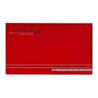 J1130 Passbook type kassebog rød