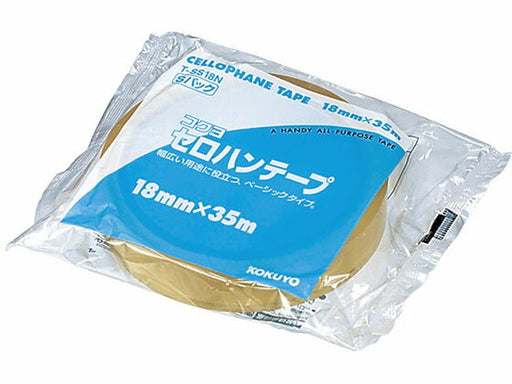 KOKUYO T-SS18N [Cellofantape S-pakke 18mmX35m stor rulle kernediameter 76mm] 4901480405940