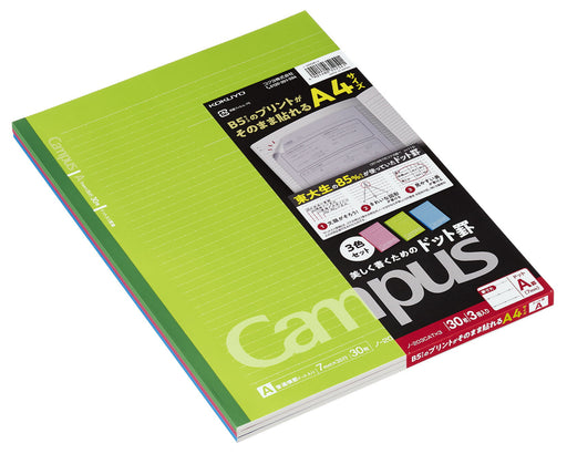 KOKUYO Campus 3P Dot A4 Farbe AK ﾉ-203CATX3