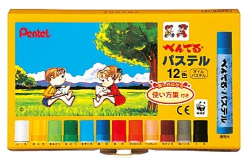 Pentel Buntstift Pastell GHSR-12 12 Farben