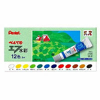 Pentel F akvarel Lamitube 12 farver