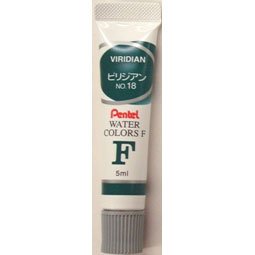 Pentel Enogu F tube stratifié aquarelle Viridian WFR-T18