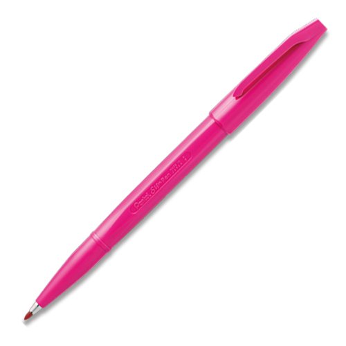 Pentel Stylo à base d'eau Signature Pen Encre rose S520-PD