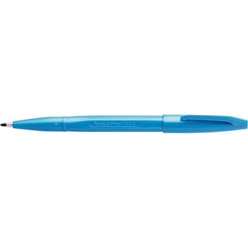 Stylo Signature Pentel à base d'eau, encre bleu ciel S520-SD