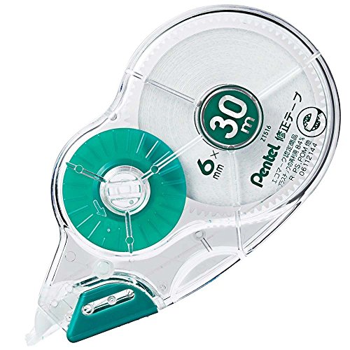 Pentel 30m correction tape with pitat line 6mm XZT516-W
