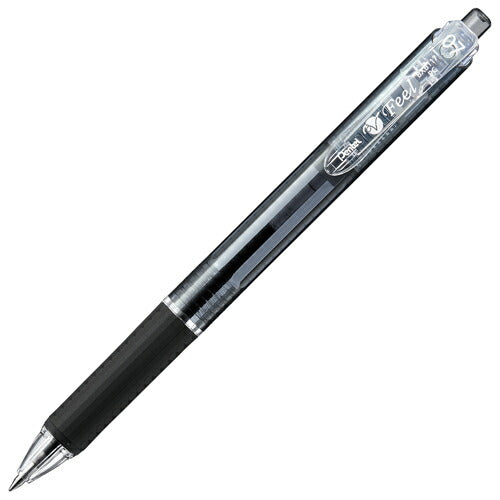 Pentel Feel 0.7 Transparent Noir Axe Noir BXB117-A
