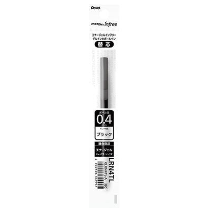 XLRN4TL-A 펜테루 Pentel Pentel XLRN4TL-A [ENERGEL infree(에너젤 인프리) 전용 볼펜 교체 심 0.4mm 블랙] 4902506349941