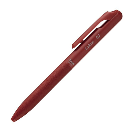 Pentel Pentel BXA107B-B [Pen Ballpoint Warna Tunggal Calme 0.7mm Merah Gandar Merah] 4902506401809