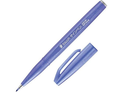 Pentel Tandatangan Fudetouch Pen B Violet SES15C-V24902506365101