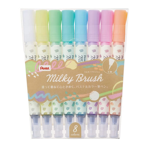 Pentel Milky Blush 8 Set Shoku GFH-P8ST 4902506409935