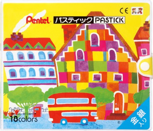 Карандаш Pentel Pastik GC1-18D 18 цветов