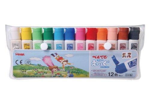 Pentel Paint F Aquarelle Polytube WFC2-12S 12 Couleurs