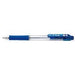 Pentel Stylo à bille à base d'huile Dot E Stylo à bille 0,7 mm Axe bleu Encre bleue BK127-C