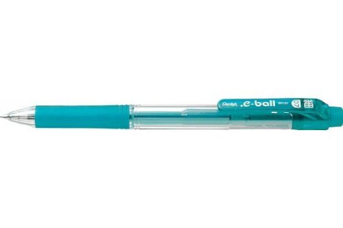 Pentel Kugelschreiber auf Ölbasis, Dot E Kugelschreiber, 0,7 mm, grüne Achse, schwarze Tinte, BK127D