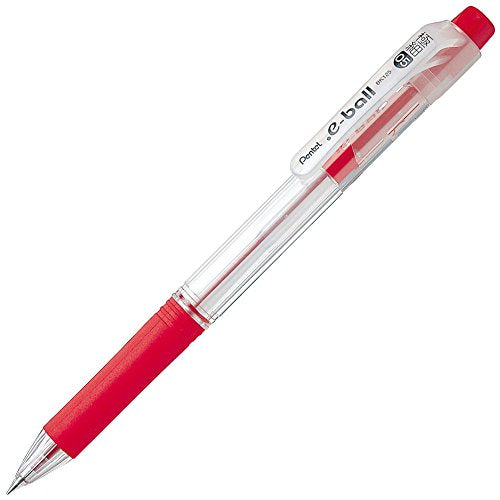 Pentel oliebaseret kuglepen Dot E kuglepen 0,5 mm rød akse rød blæk BK125-B