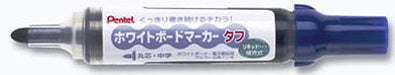 Pentel Whiteboard Marker Tough Round Core Medium Point Blue Ink MW50M-C