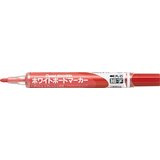 Pentel verpackter Whiteboard-Marker Nockle Round Lead Fine Point Red Ink XMWLS-B