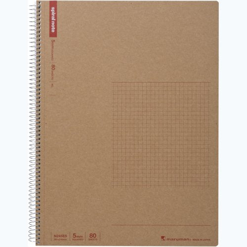 Maruman Note Spiral Note N245ES A4 80 sheets