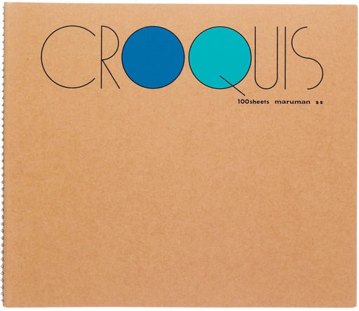 Maruman Croquisboek Wit Croquispapier Blauw SS-02