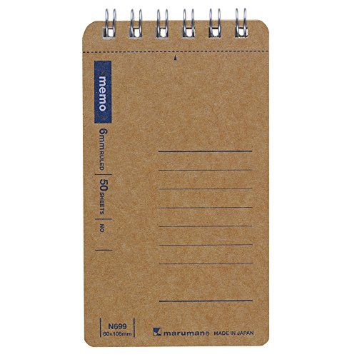 Custodia sottile per promemoria Maruman A7 New Basic N699