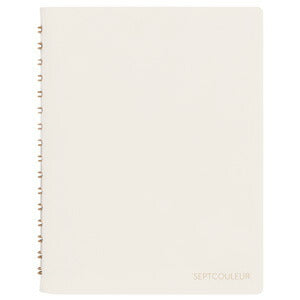 N769-06 Sept Couleur Notebook 3mm gitter A6 N769-06 Hvid Maruman 4979093769063 (4 sæt)