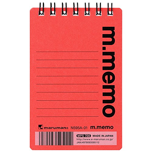 Maruman Memo M Memo 6mm diperintah A7 Merah N595A-01