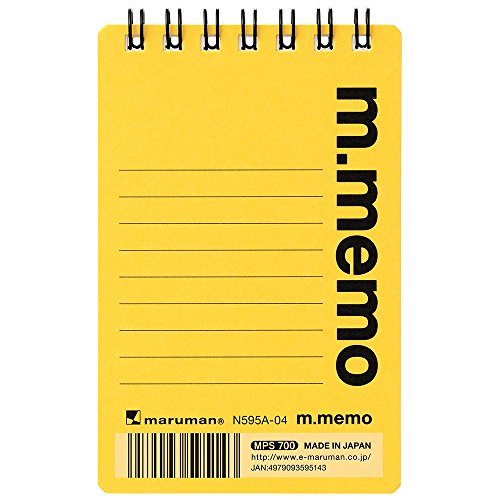 Maruman Memo M Memo 6mm diperintah A7 Kuning N595A-04