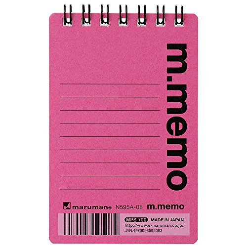 Maruman Memo M Memo 6mm diperintah A7 Pink N595A-08