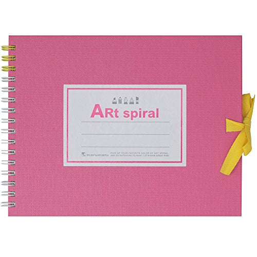Maruman F0 Sketchbook Art Spiral 24 fogli di carta da disegno spessa rosa S310-08