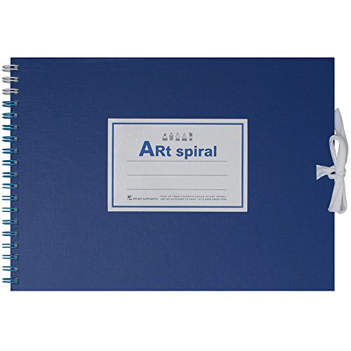 Maruman F1 Sketchbook Art Spiral 24 fogli di carta da disegno spessa blu S311-02
