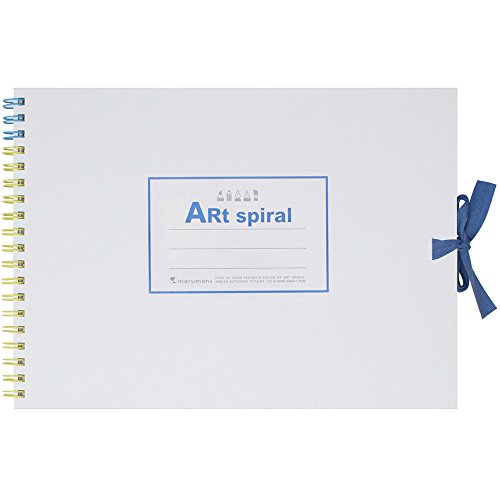 Maruman F1 Sketchbook Art Spiral 24 fogli di carta da disegno spessa bianca S311-06